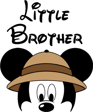 (351-D4-04) Safari Mickey Mouse Family Custom Text