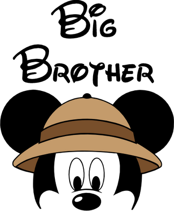 (351-D4-04) Safari Mickey Mouse Family Custom Text