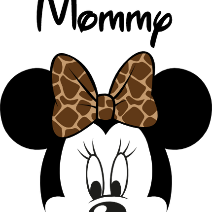 (351-D4-05) Safari Minnie Mouse Family Custom Text