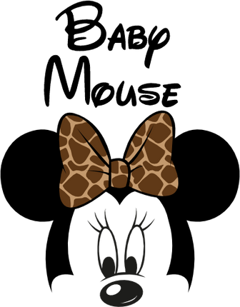 (351-D4-05) Safari Minnie Mouse Family Custom Text