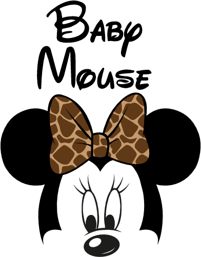 (351-D4-05) Safari Minnie Mouse Family Custom Text