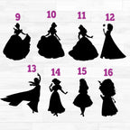 (s351-D4-08) Bridal Wedding Princess Custom Text