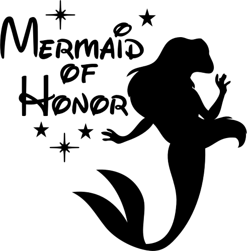 (351-D04-09-B) Mermaid of Honor