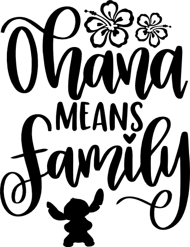 (351-D5-10) Ohana Means Family