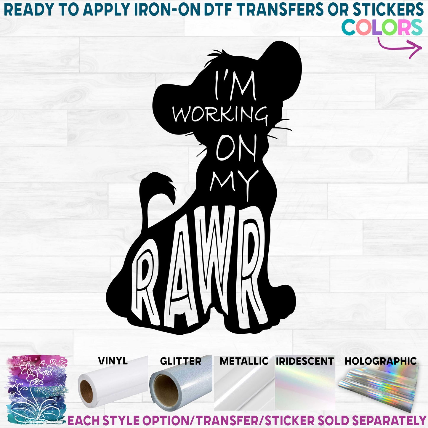 (s351-D5-12) I'm Working on My Rawr