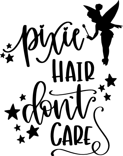 (351-D5-22) Pixie Hair Don't Care