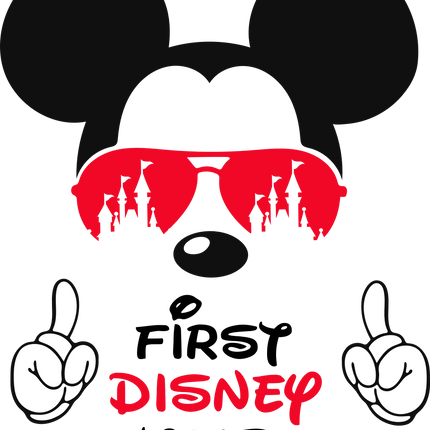 (351-D5-33) My First Trip Mickey Mouse