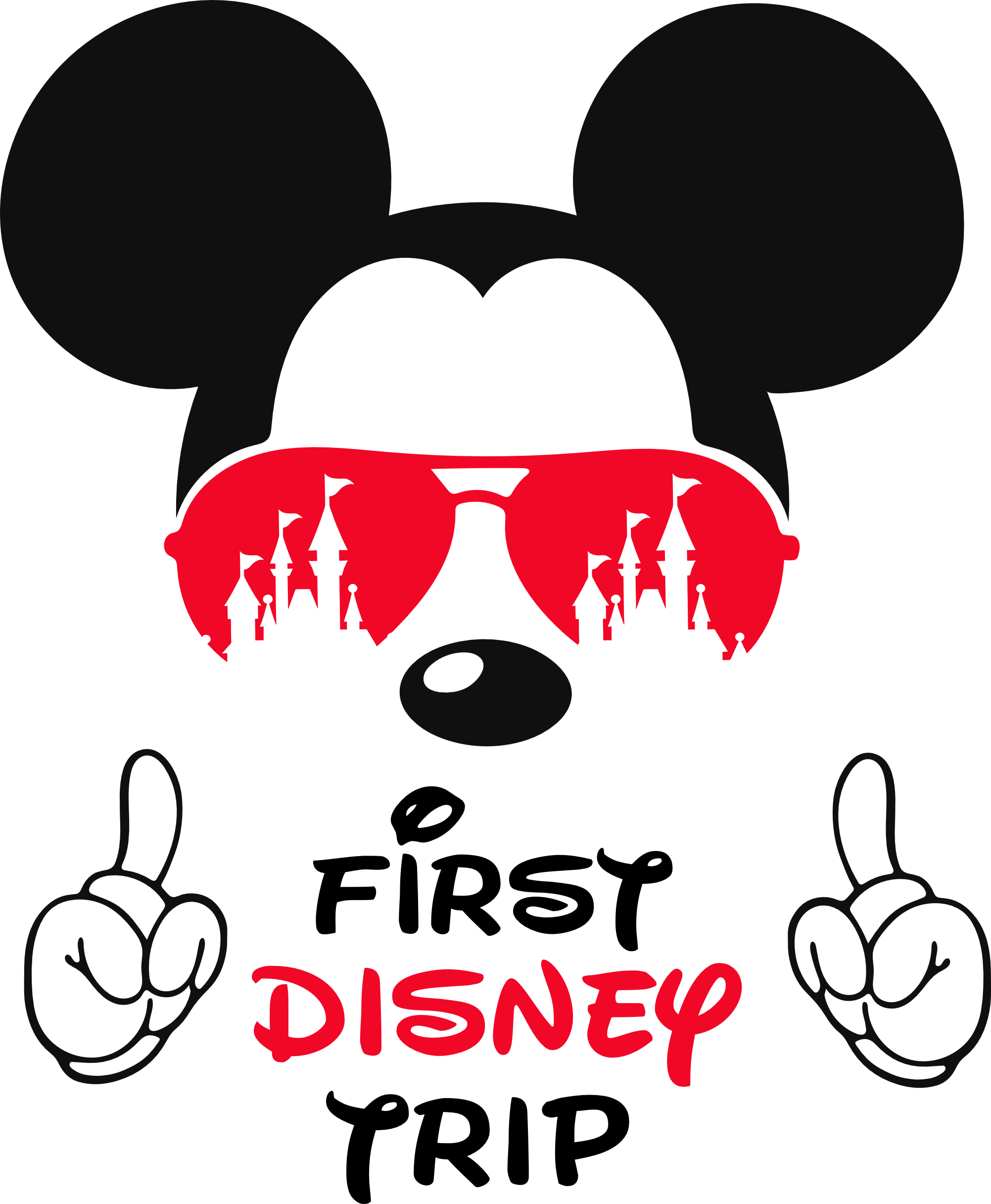 (s351-D5-33) My First Trip Mickey Mouse