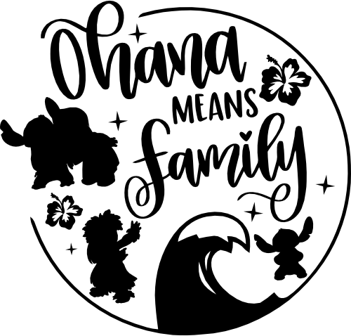 (351-D5-09) Ohana Means Family