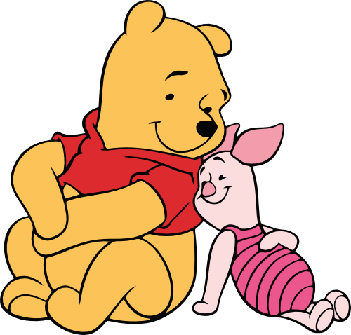 (351-D6-1M) Pooh & Piglet