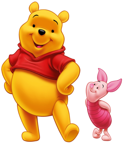 (351-D6-3M) Pooh & Piglet