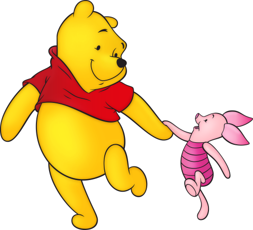 (351-D6-2V) Pooh & Piglet