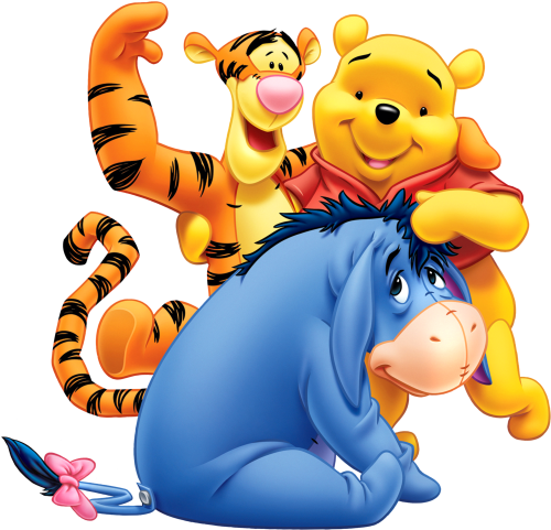 (351-D6-3V) Tigger, Pooh, Eeyore