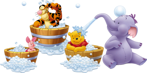 (351-D6-3Y) Tigger, Piglet, Pooh, Heffalump