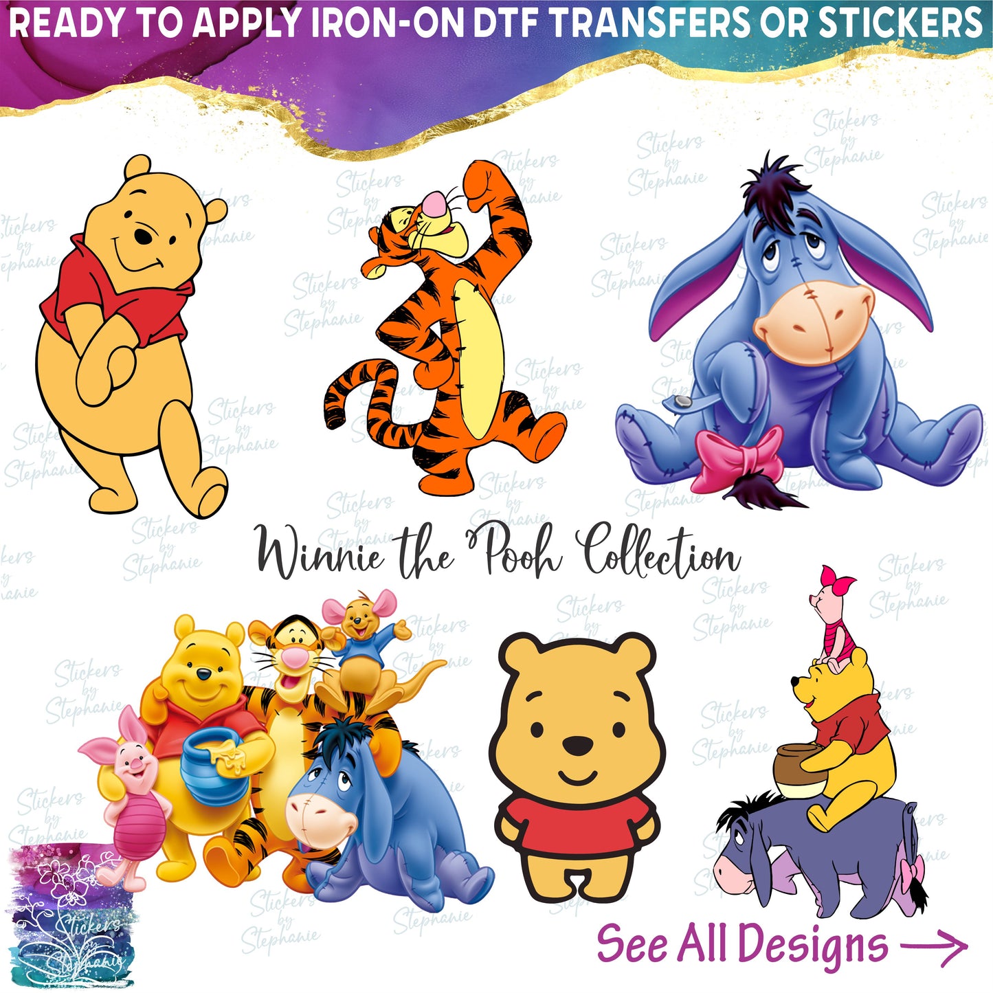 (s351-D6-2) Pooh & Friends Collection