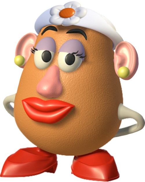 (351-D07-4I) Mrs Potatoe Head