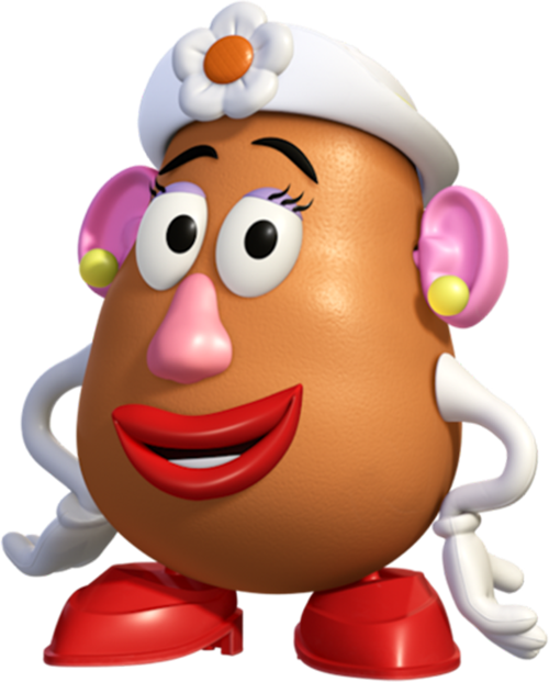(351-D07-4J) Mrs Potatoe Head