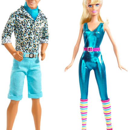 (351-D07-5K) Barbie & Ken