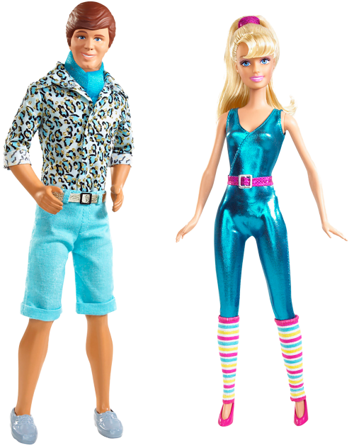 (351-D07-5K) Barbie & Ken