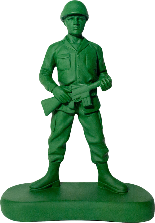 (351-D07-6V) Green Army Man