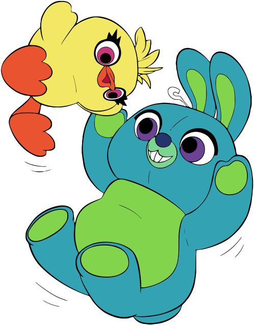 (351-D07-7M) Plush Duck Rabbit