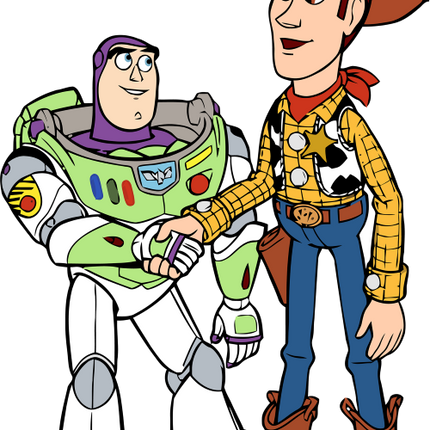 (351-D07-9A) Woody & Buzz