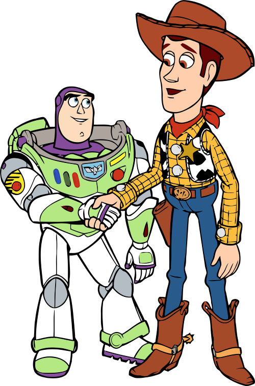 (351-D07-9A) Woody & Buzz