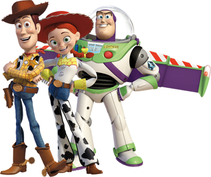 (351-D07-9G) Woody, Jessie & Buzz