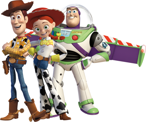 (351-D07-9G) Woody, Jessie & Buzz