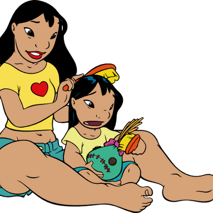 (351-D8-2I) Lilo & Nani