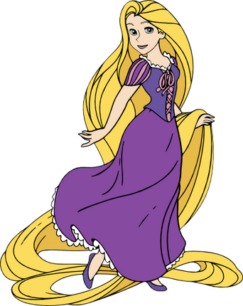 (351-D09-1A) Rapunzel