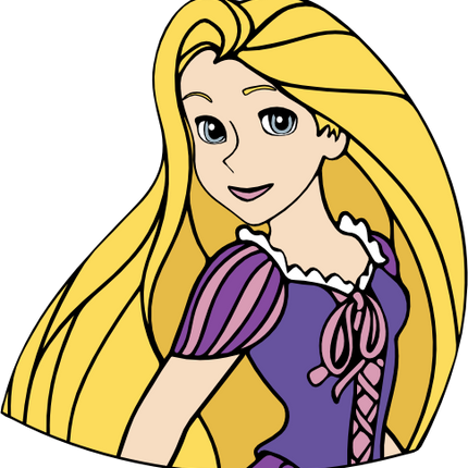 (351-D09-1B) Rapunzel