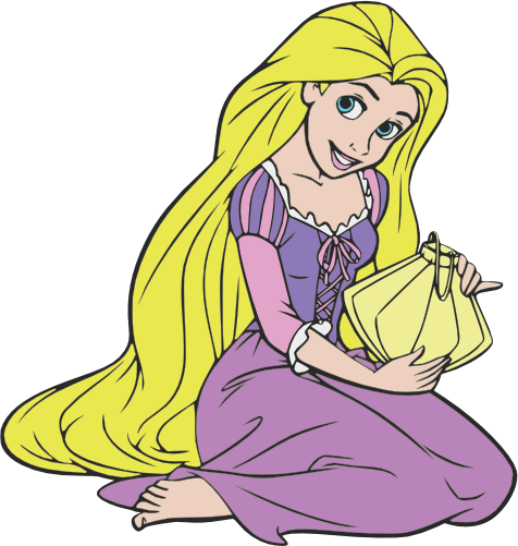 (351-D09-1D) Rapunzel