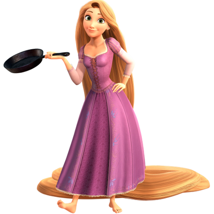 (351-D09-1W) Rapunzel