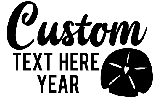 (353) Sand Dollar Custom Text