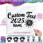 (s353-3) Cruise Crew Squad Beach Cousin Custom Text