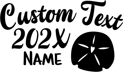 (353) Sand Dollar Custom Text