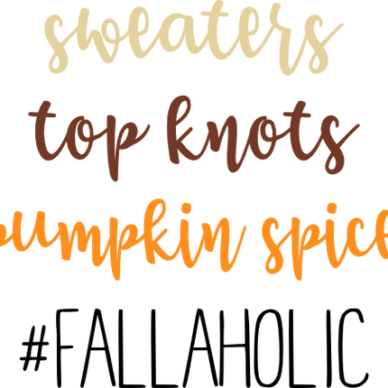 (s354-02-J) Sweaters Top Knots Pumpkin Spice #Fallaholic