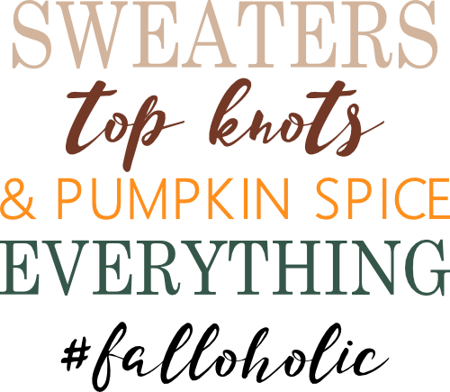 (s354-2T) Sweaters Top Knots Pumpkin Spice #Falloholic