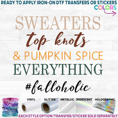 (s354-2T) Sweaters Top Knots Pumpkin Spice #Falloholic