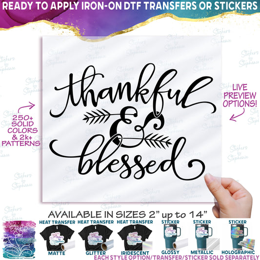(s354-2A) Thankful & Blessed