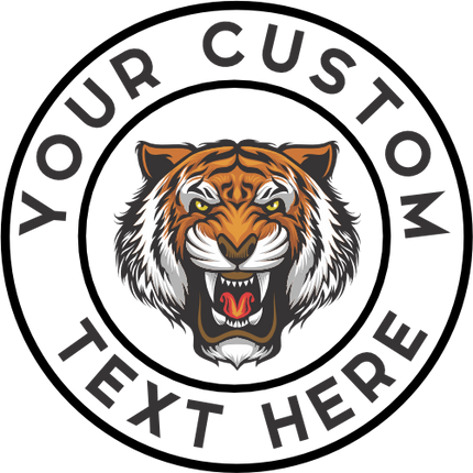 (145-1D-20) Tiger Custom Text