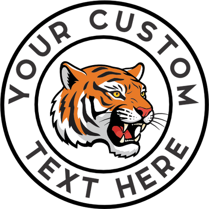 (145-1D-90) Tiger Custom Text
