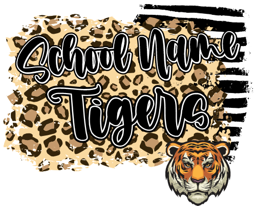 (s145-08) School Name Tigers