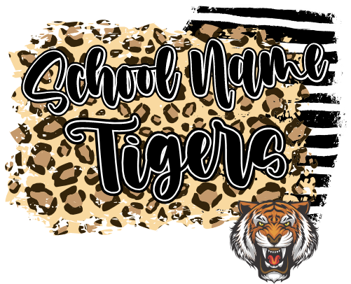 (s145-08) School Name Tigers