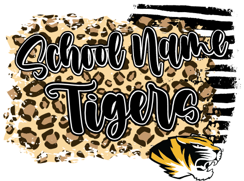 (s145-08) School Name Tigers