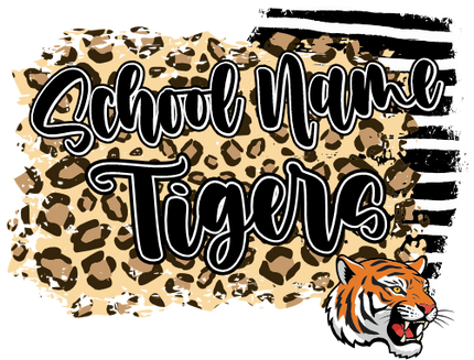 (145-1G-90) School Name Tigers