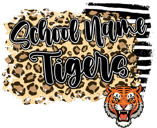 (s145-08) School Name Tigers