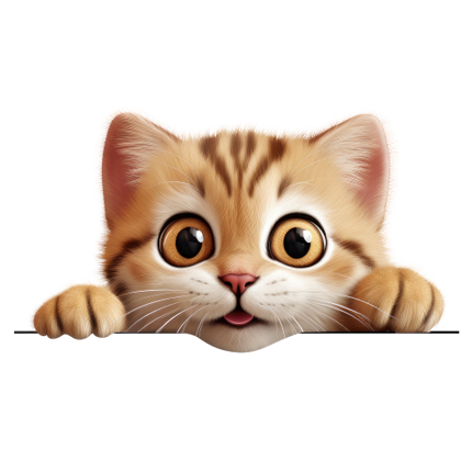 (s356-11-2E) Peeking Khao Manee Cat