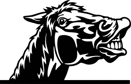 (356-02-1T) Peeking Horse